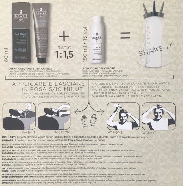 BEARD CLUB Color Activator - Oxydant do farb do włosów dla mężczyzn 150 ml