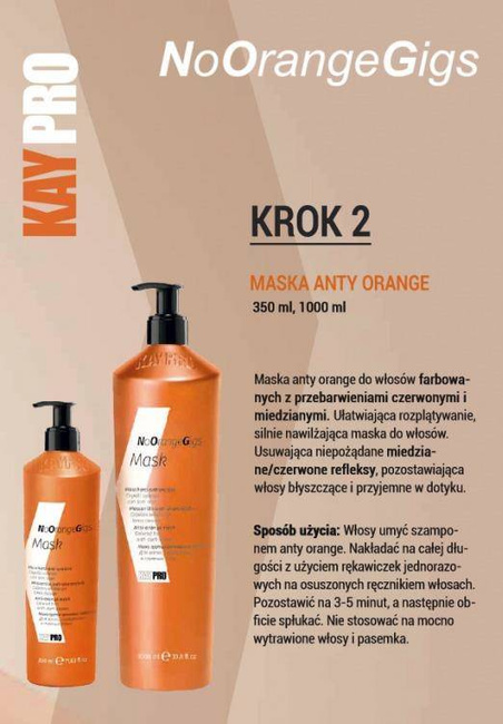 KAYPRO No Orange Gigs Maska Anty Orange 350 ml