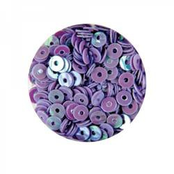 Cekiny, Kółka z dziurką hologramowe fioletowe Niko