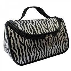 Kosmetyczka Organizer z lusterkiem Zebra