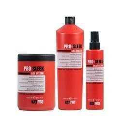 XL Zestaw Kaypro Liss System Pro-Sleek wygładzanie włosów bez SLS i SLC