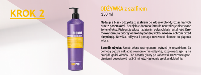 KAYPRO Serum do włosów blond rozjasnianych pasemek 100 ml