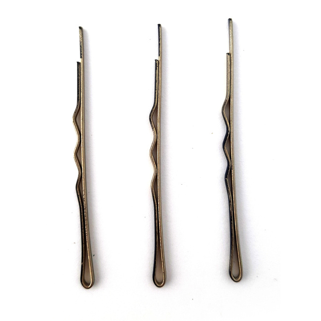 Wsuwki karbowane cieniowane La Rosa 6 cm