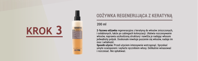 KAYPRO KERATIN Duży zestaw z KERATYNĄ - regeneracja włosów zniszczonych