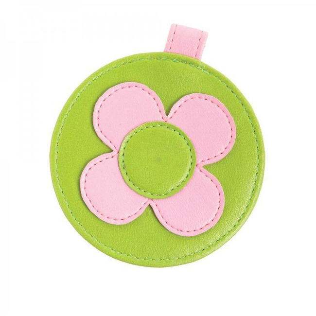 Lusterko kieszonkowe kwiatek z etui