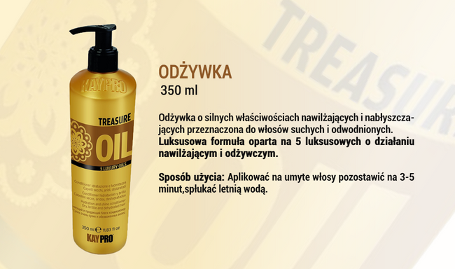 KAYPRO TREASURE OIL Serum z 5 luksusowymi olejkami 100 ml