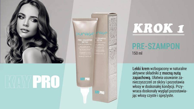 KAYPRO Purage Pre-Szampon Detox z aktywnymi składnikami olejowymi - 150 ml