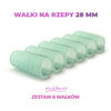 Wałki do włosów na rzepy - średnica 28 mm