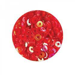 Cekiny, Kółka z dziurką hologramowe czerwone Niko