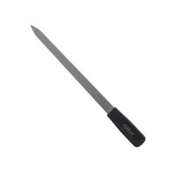 Pilnik szafirowy do paznokci z rączka antyposlizgową Soft Touch 10 cm