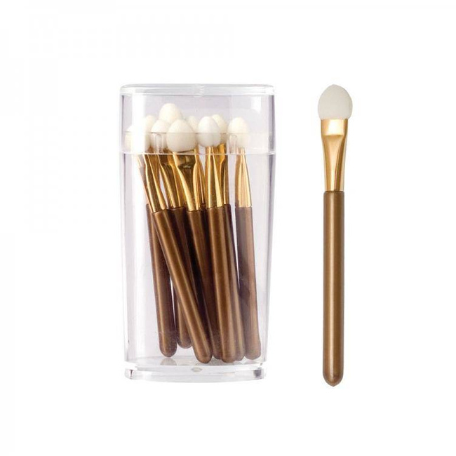 Pacynki aplikatory z gąbką nasadzane do pyłków ozdób cieni 10 sztuk