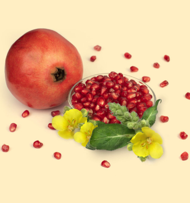 Szampon rozjaśniąjący z dziewanną i granatem