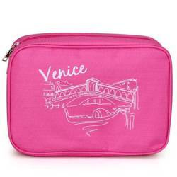 Kosmetyczka turustyczna organizer Venice różowa