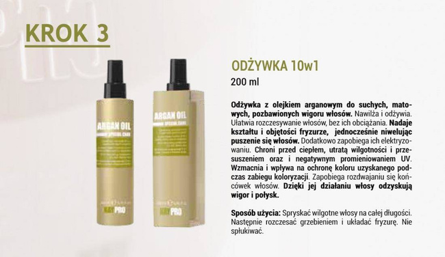 KAYPRO ARGAN Szampon z olejkiem arganowym - nawilża i regeneruje włosy 1000 ml