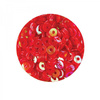 Cekiny, Kółka z dziurką hologramowe czerwone Niko