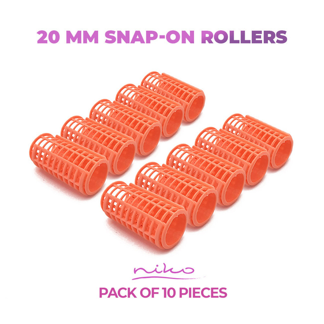 Wałki do włosów z nakładką - średnica 20 mm