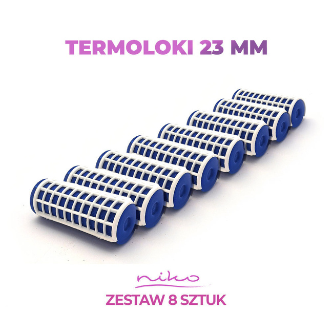 Termoloki wałki do włosów na gorąco małe 18 mm