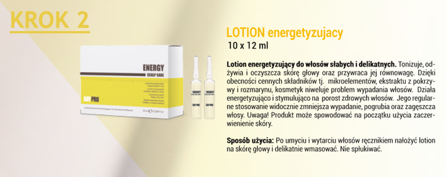 KAYPRO ENERGY Szampon pobudzający porost włosów 1000 ml