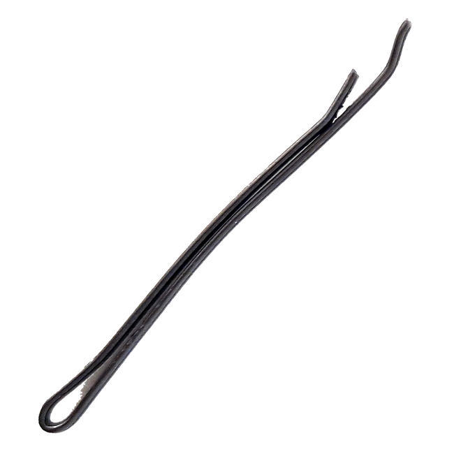 Wsuwki do włosów brązowe La Rosa 4 cm