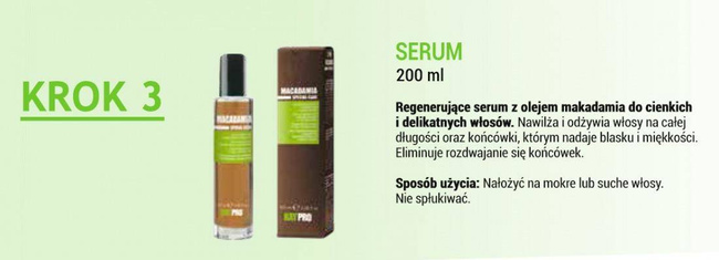 KAYPRO MACADAMIA Odżywka z olejkiem makadamia 350 ml