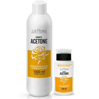 Aceton kosmetyczny do manicure butelka z pąpką i uzupełnienie 1190 ml