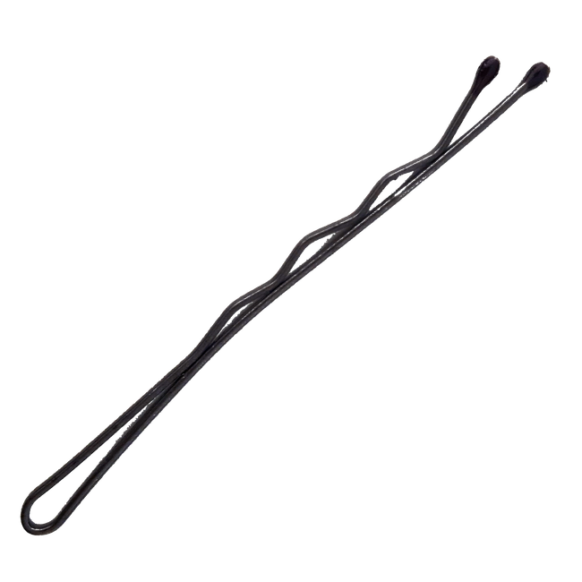 Wsuwki karbowane z kulkami brązowe La Rosa 6 cm