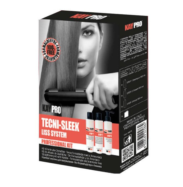 KAYPRO Tecni-Sleek Liss System - Zestaw do prostowania włosów 3x 150 ml