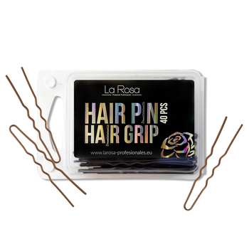 Kokówka karbowana złota matowa La Rosa 6,5 cm