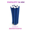 Papiloty do włosów długie średnica 14 mm 10 sztuk 