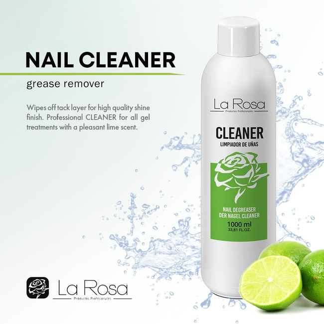 Cleaner kosmetyczny do manicure butelka z pąpką i uzupełnienie 1190 ml