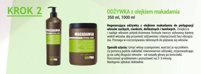 KAYPRO Macadamia Serum do włosów łamliwych 100 ml