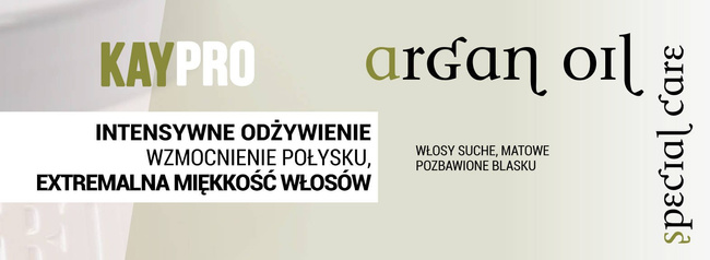 Zestaw Kaypro Argan Oil Kuracja arganowa do włosów