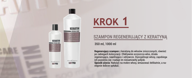 KAYPRO Keratin Odżywka 2-fazowa z keratyną regenerująca