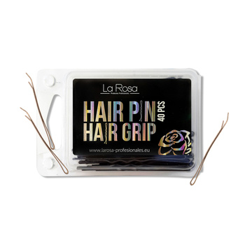 Wsuwki do włosów złote La Rosa 4 cm