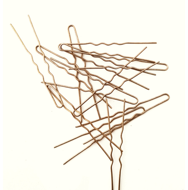 Kokówka karbowana złota La Rosa 6,5 cm