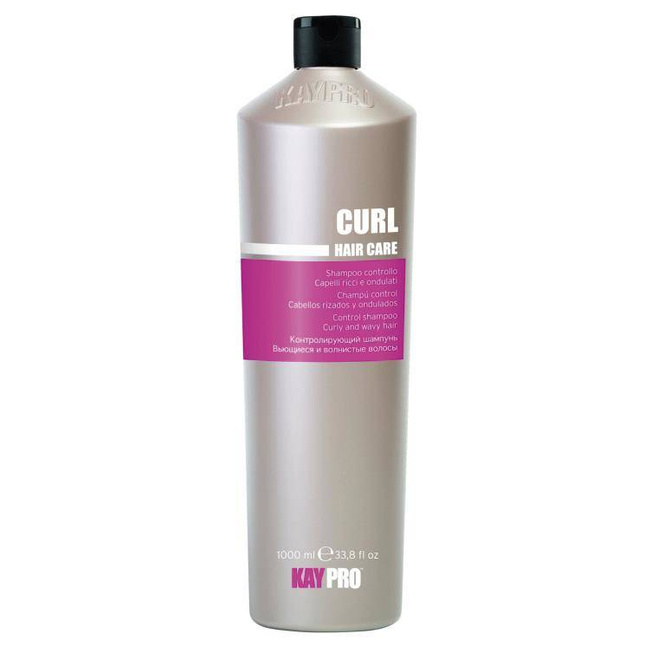 KAYPRO CURL Szampon do włosów kręconych - zmienia puszące się w elastyczne loki - 1000 ml