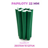 Papiloty do włosów grube średnica 22 mm