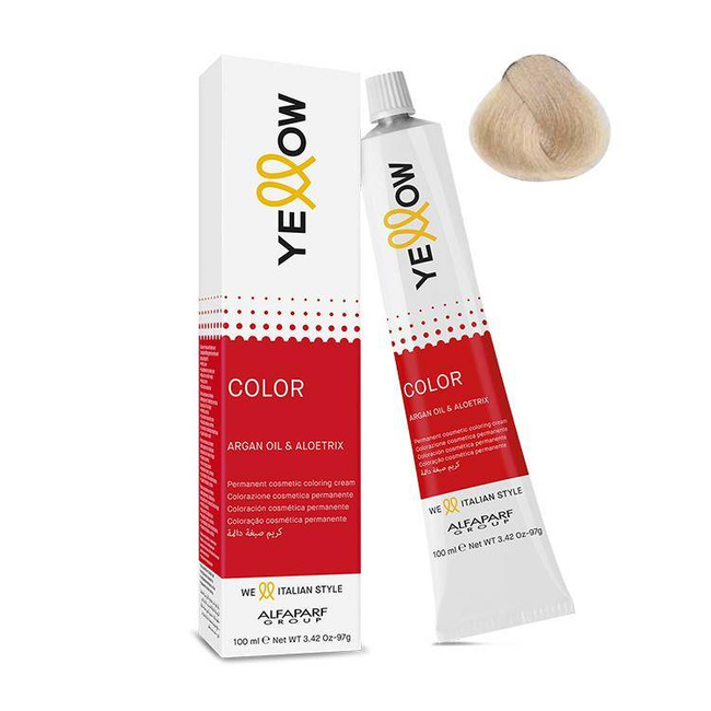 Alfaparf Yellow Farba do włosów nr. 10.31 Najaśniejszy Popielaty Złoty Blond
