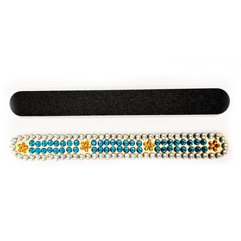 Pilnik do paznokci papierowy ze zdobieniami