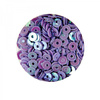 Cekiny, Kółka z dziurką hologramowe fioletowe Niko