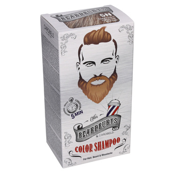 Beardburys Szampon do włosów brody wąsów Jasny Brąz
