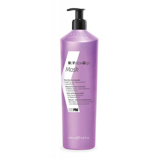 Zestaw Kaypro NoYellowGigs maska szampon na żółte przebarwienia włosów