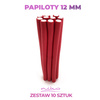 Papiloty do włosów długie średnica 12 mm 10 sztuk 