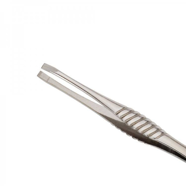 Pęseta do brwi prosta chrom