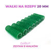 Wałki do włosów na rzepy - średnica 20 mm